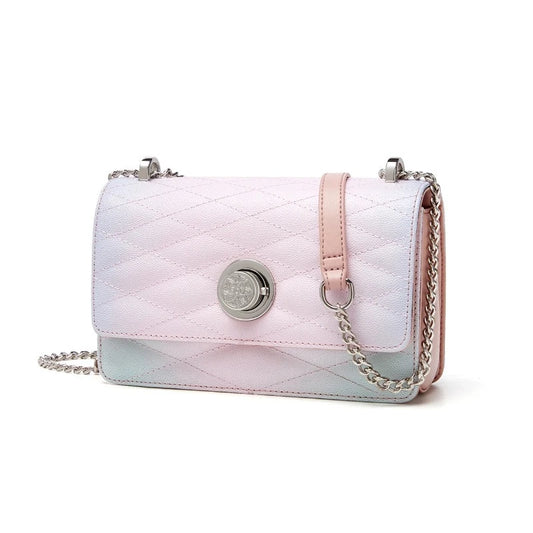 Women's Chain Pink Gradient Crossbody Bag | Dotflakes