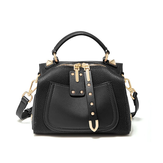 Ladies Retro Elegant Leather Handbag | Dotflakes