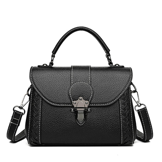 Ladies Elegant Solid Color Handbag | Dotflakes