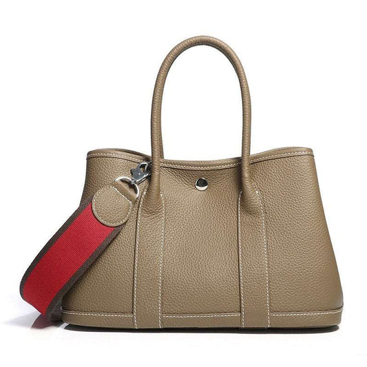 Ladies Leather Wide Strap Shoulder Bag | Dotflakes