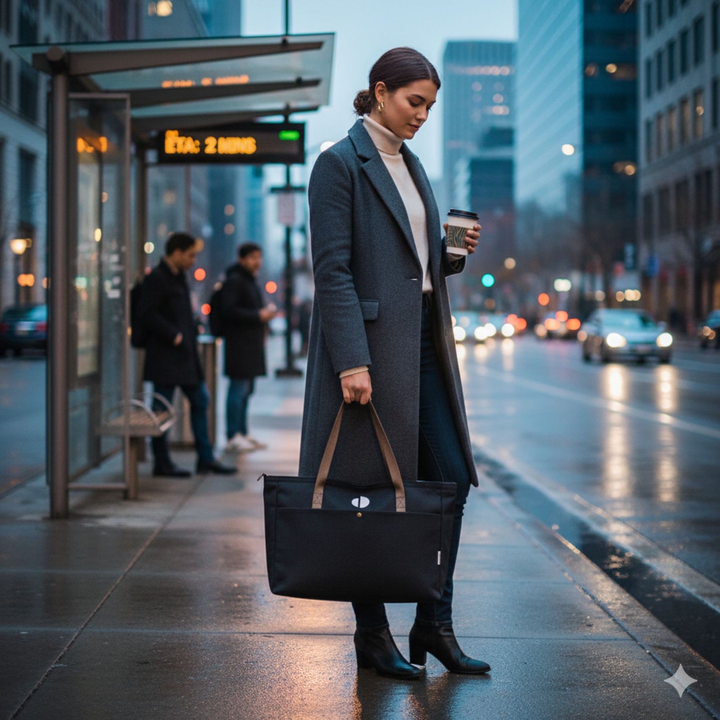 Dotflakes Minimalist Tote | Spacious & Foldable