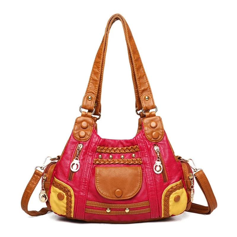 Ladies Luxury Leather Shoulder Bag | Dotflakes