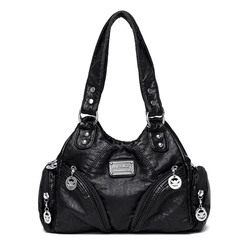 Ladies Retro Leather Luxury Handbags | Dotflakes