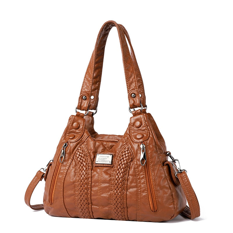 Women's Latest Design Leather Shoulder Bag | Dotflakes