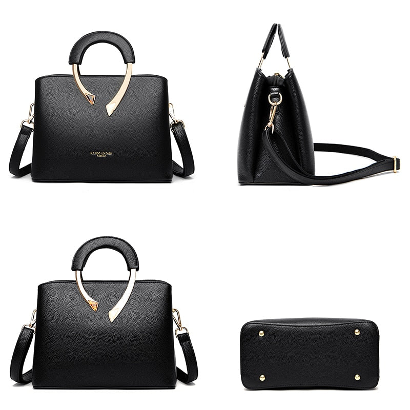 Women's Luxury 3-Layer Handbag | Dotflakes