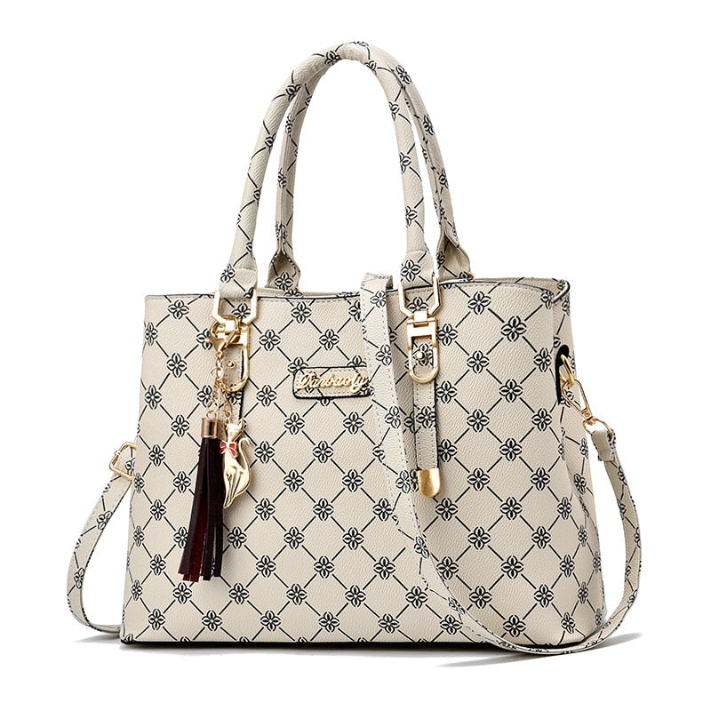Women's Leather Satchel Handbag | Dotflakes