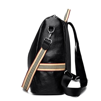 Girls' Vintage Travel Leather BackPack Schoolbag | Dotflakes