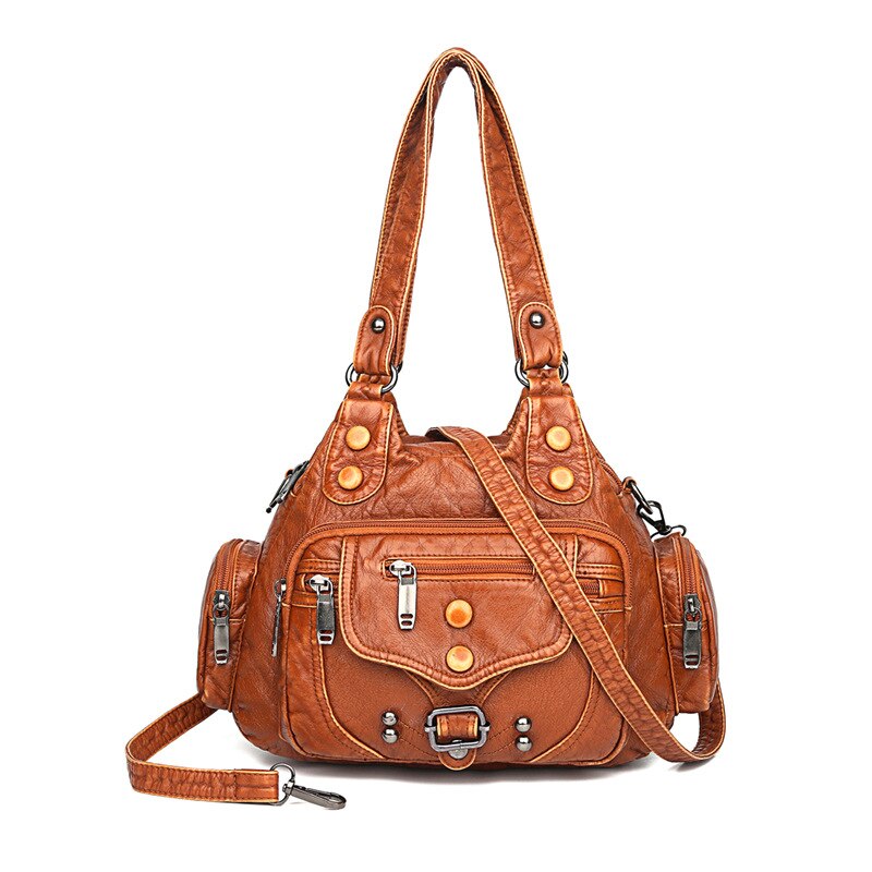Women Modish Soft PU Leather Handbags | Dotflakes