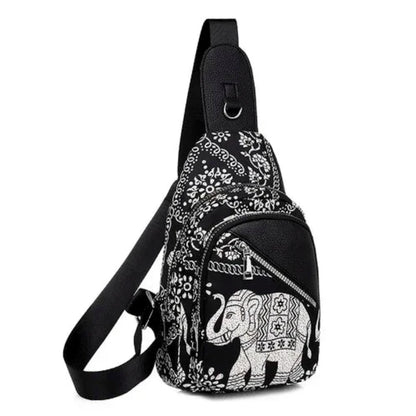 Girls' Trendy Ethnic Crossbody Chest Sling Bag | Dotflakes