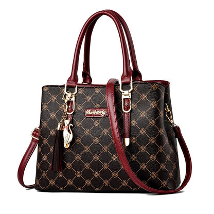 Women's Leather Satchel Handbag | Dotflakes