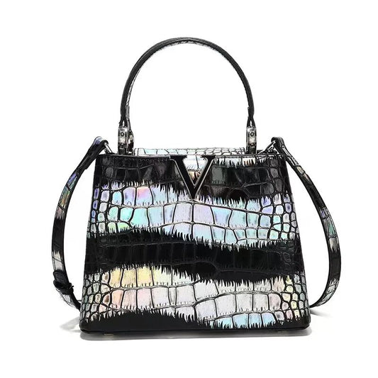 Ladies Bright Leather Georgiois Handbag | Dotflakes