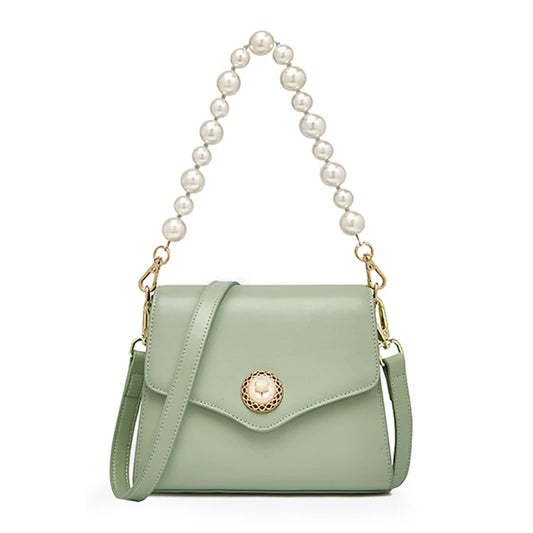 Ladies Pearl Chain Luxury Crossbody Bag | Dotflakes