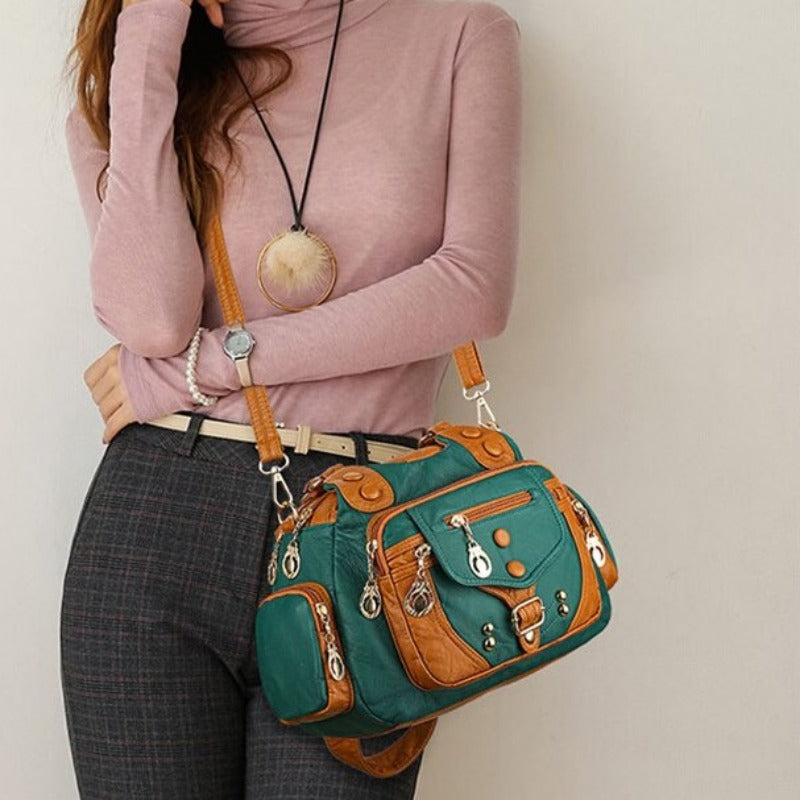 Women Modish Soft PU Leather Handbags | Dotflakes