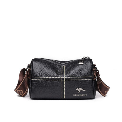 Thick Strap Ladies Leather Crossbody Shoulder Bag | Dotflakes