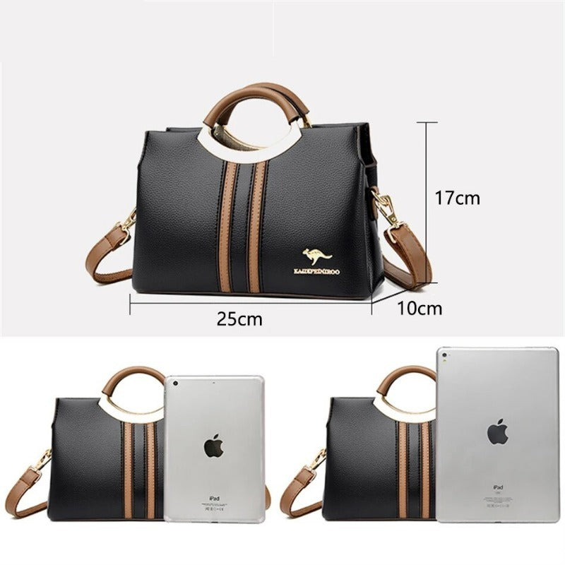 Ladies Luxury Multi Layers Leather Handbag | Dotflakes