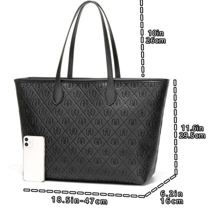 Women's Letter Pattern Tote Bags Dotflakes