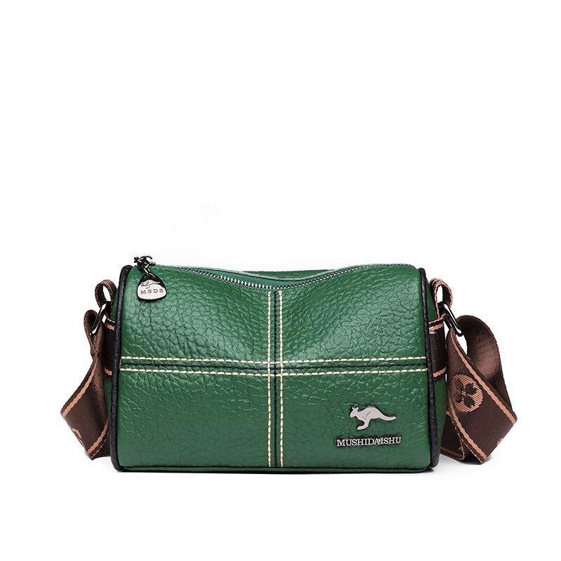 Thick Strap Ladies Leather Crossbody Shoulder Bag | Dotflakes