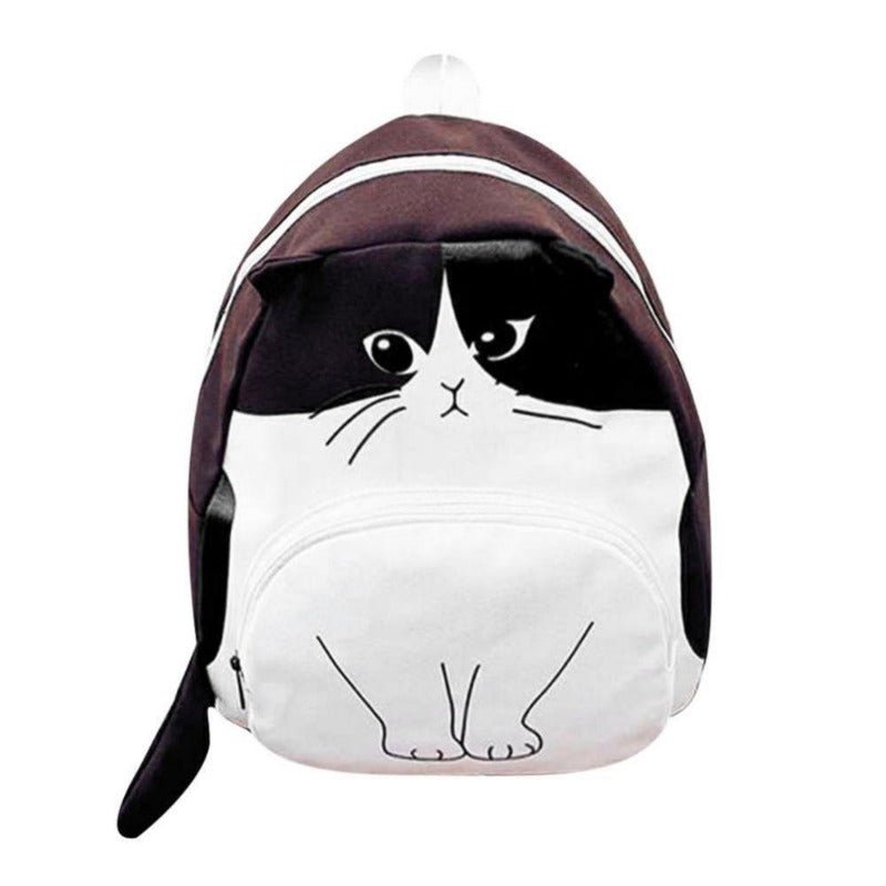 Cat Canvas Backpack | Dotflakes