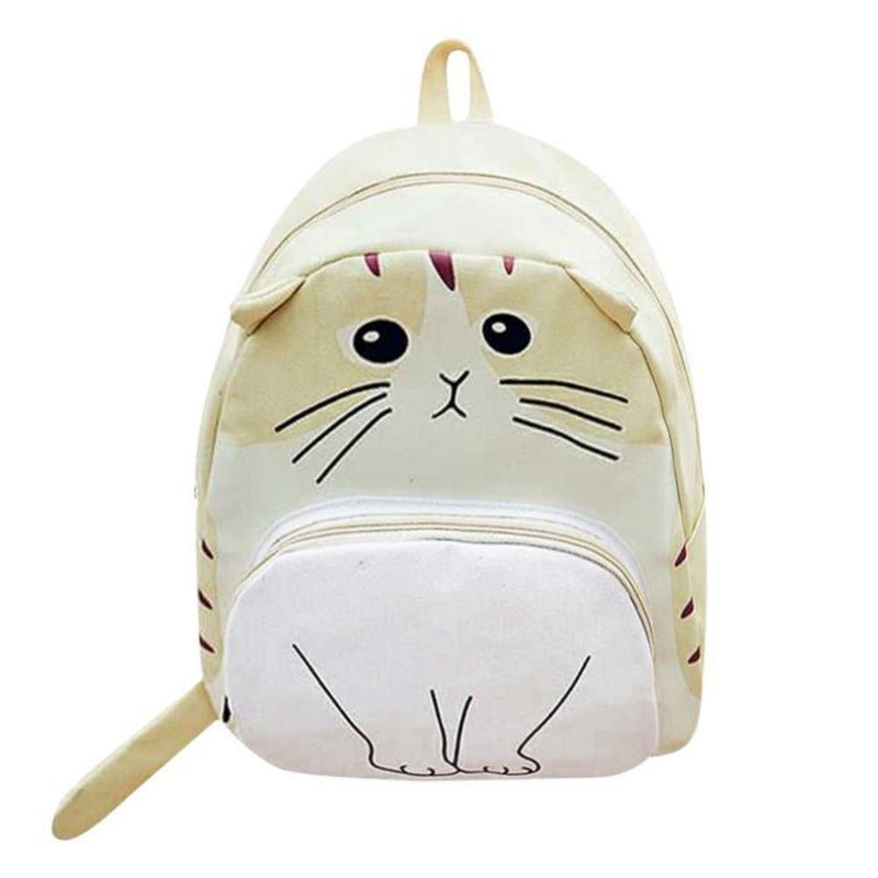 Cat Canvas Backpack | Dotflakes