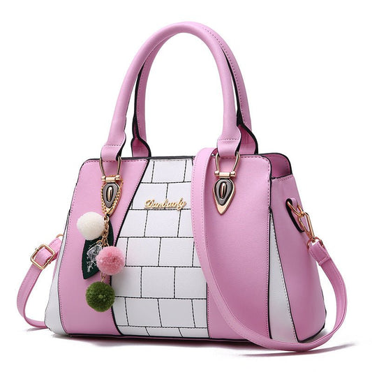 Color Contrast Ladies Handbag | Dotflakes