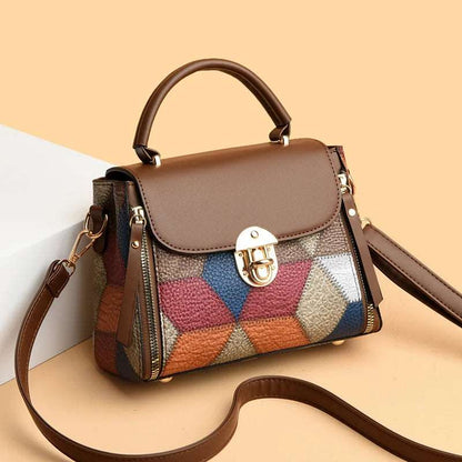 Contrast Color Ladies Small Handbag | Dotflakes