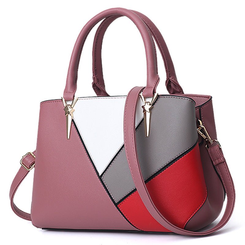 Diagonal Block Multicolor Trendy Women's Handbag | Dotflakes