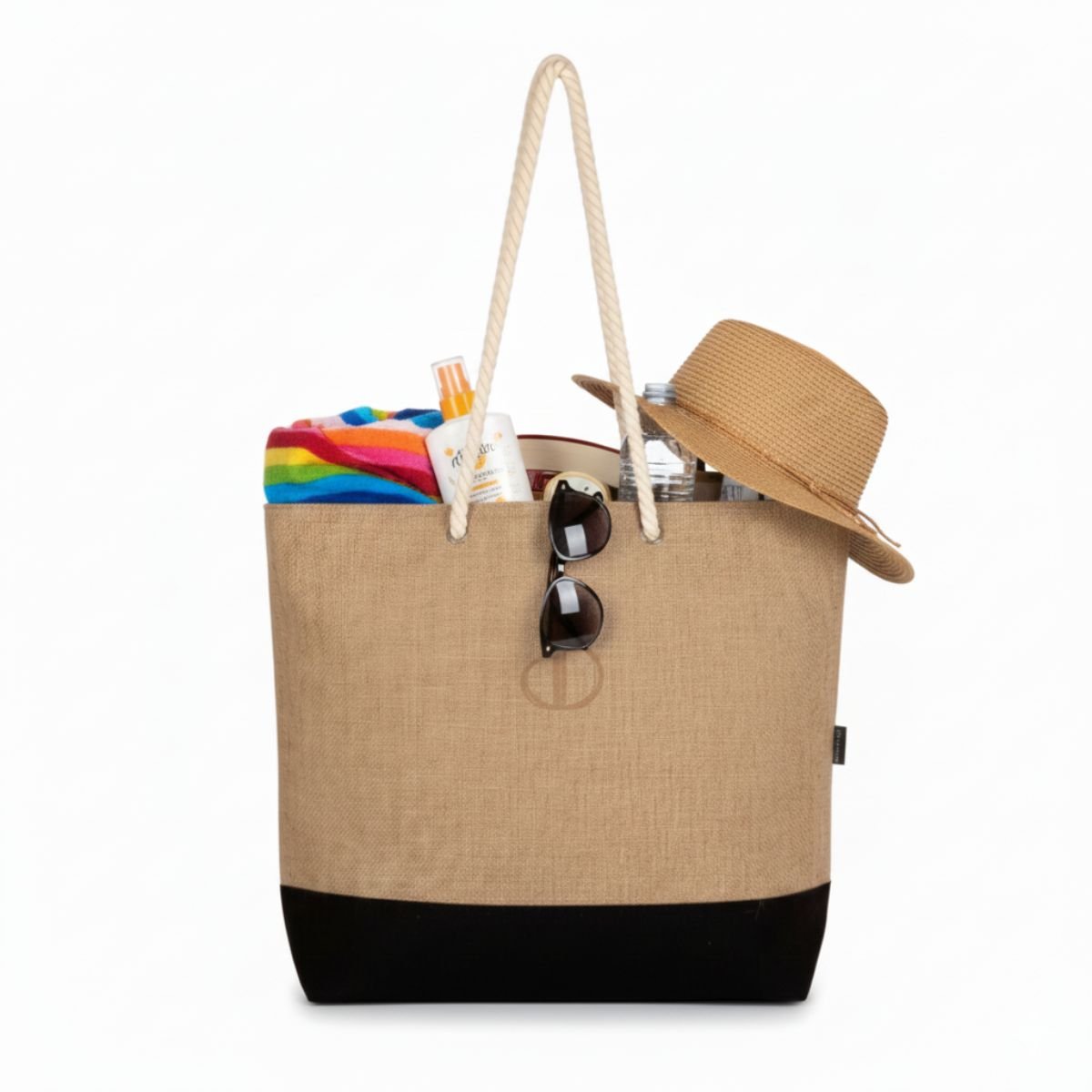 Dotflakes Beach Tote | Rope Handle | Dotflakes Inc.