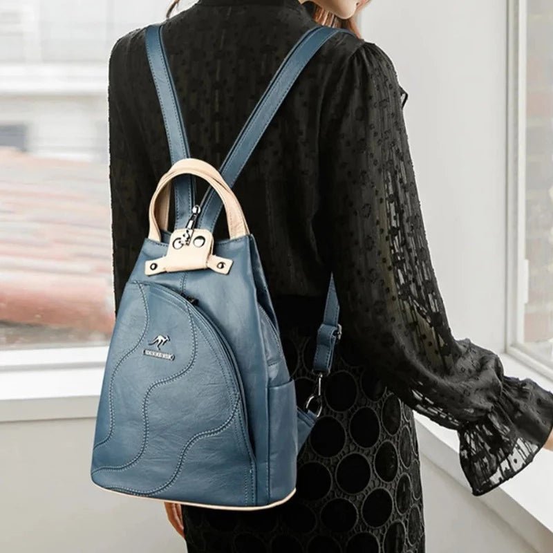 Girls' Leather Backpack | Dotflakes