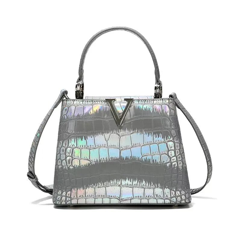 Ladies Bright Leather Gorgeous Handbag | Dotflakes