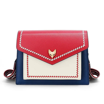 Ladies Colorful Panelled Flap Crossbody Bag | Dotflakes