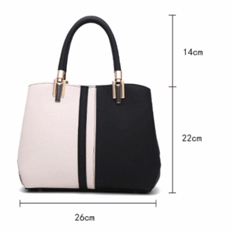 Ladies Elegant Attractive Contrast Color Handbags | Dotflakes