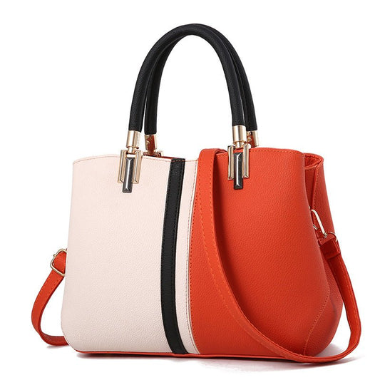 Ladies Elegant Attractive Contrast Color Handbags | Dotflakes