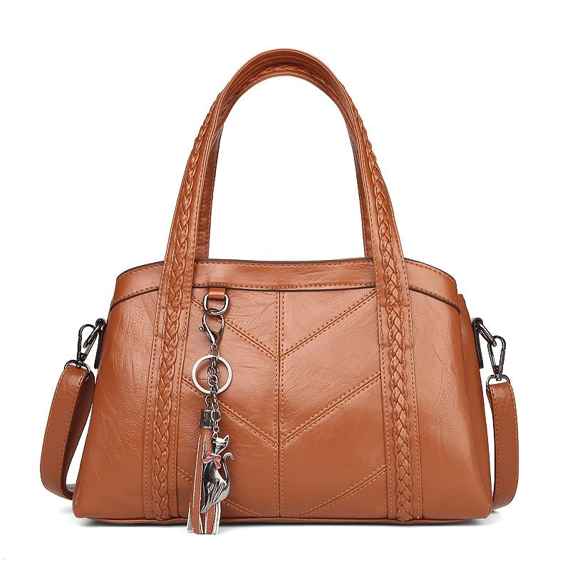 Ladies Leather Vintage Luxury Handbag | Dotflakes