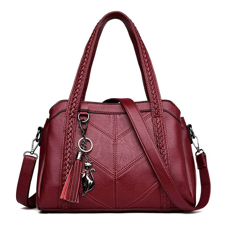 Ladies Leather Vintage Luxury Handbag | Dotflakes