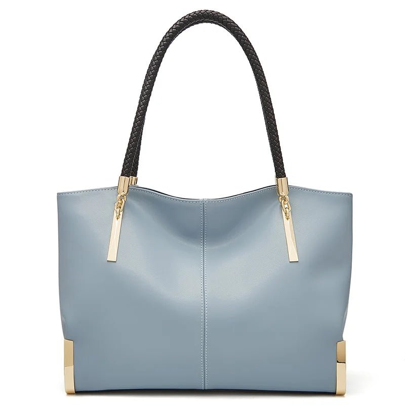 Ladies Luxury Zipper Top - Handle Stylish Tote | Dotflakes