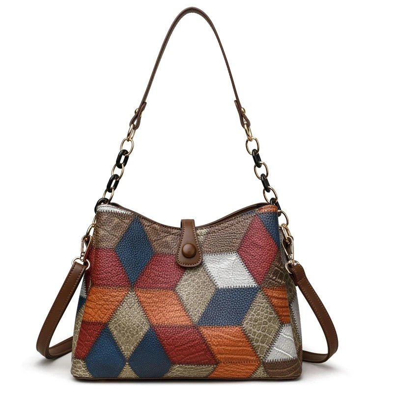 Ladies Multi - color Bucket Shoulder Bag | Dotflakes