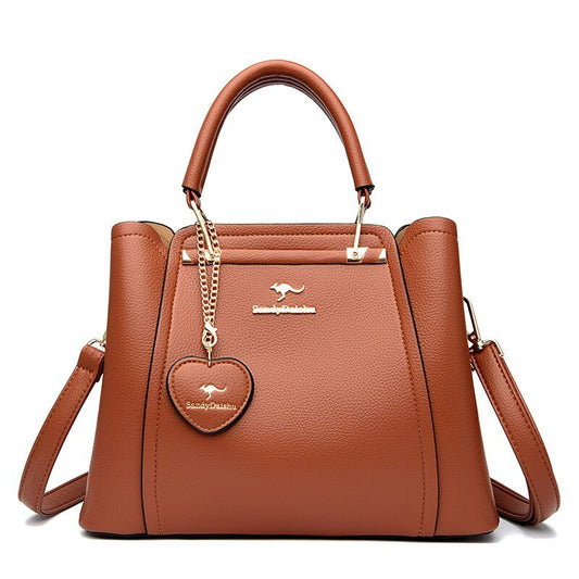 Ladies PU Leather Satchel Handbag | Dotflakes