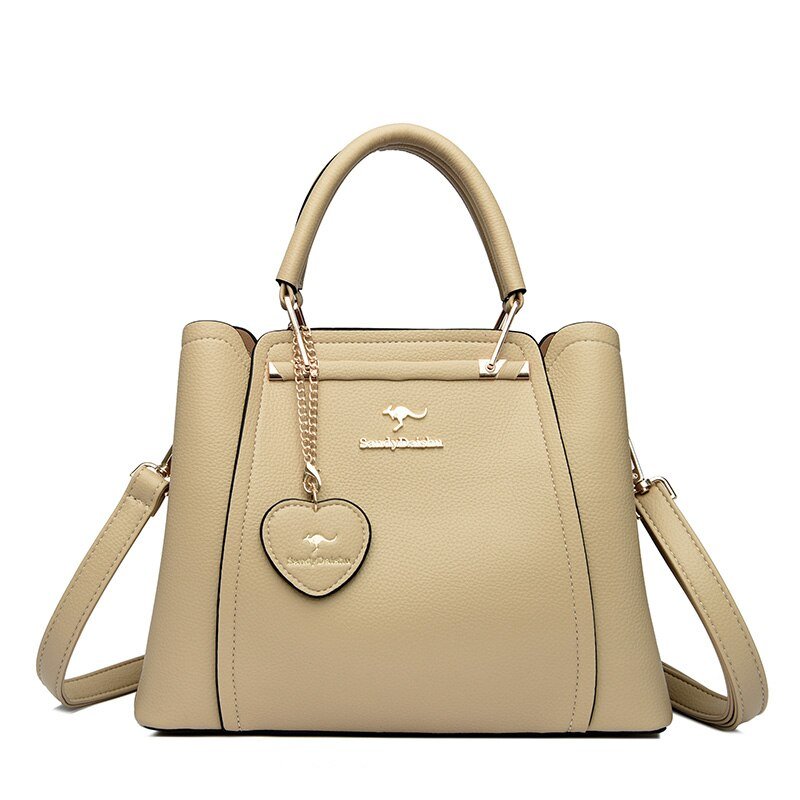 Ladies PU Leather Satchel Handbag | Dotflakes