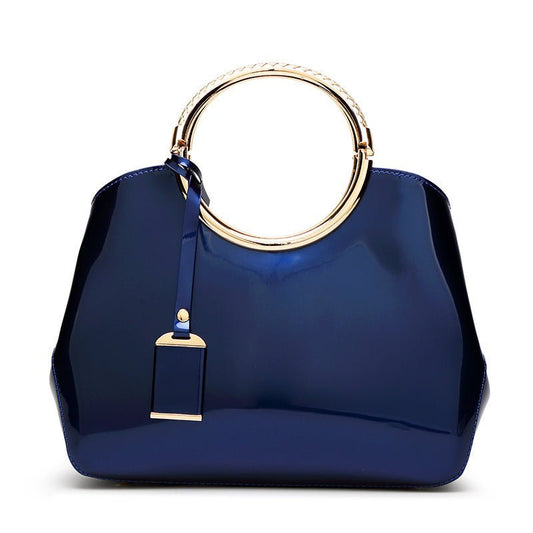 Ladies Shiny Color Handbag | Dotflakes