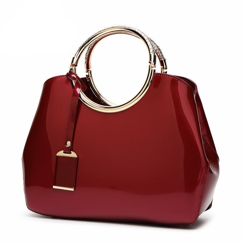 Ladies Shiny Color Handbag | Dotflakes