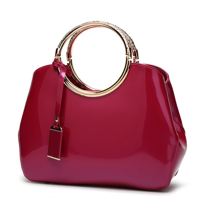 Ladies Shiny Color Handbag | Dotflakes