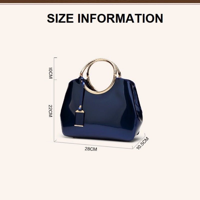 Ladies Shiny Color Handbag | Dotflakes