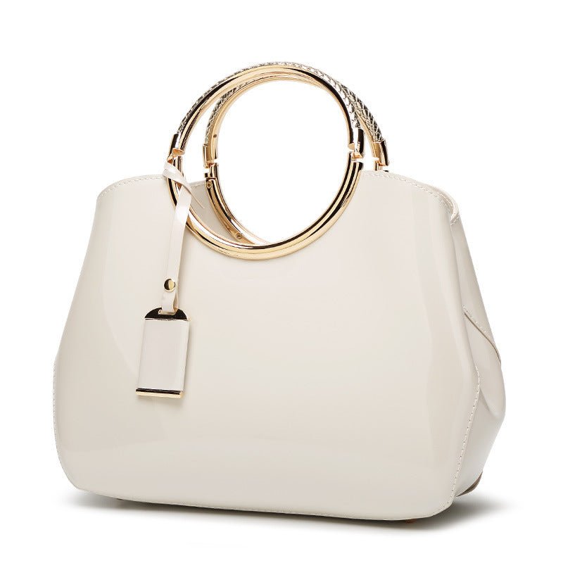 Ladies Shiny Color Handbag | Dotflakes