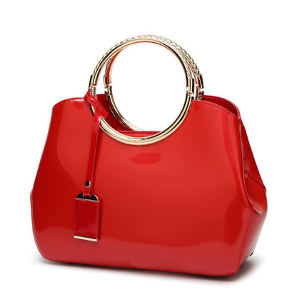 Ladies Shiny Color Handbag | Dotflakes