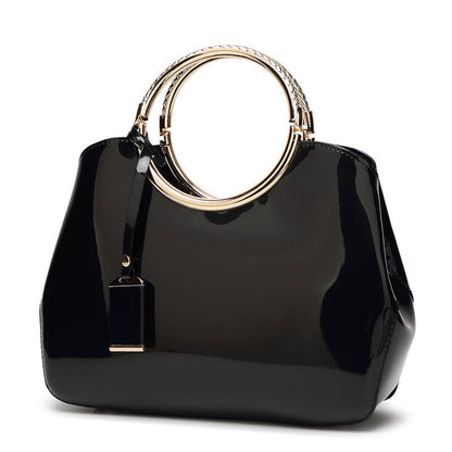 Ladies Shiny Color Handbag | Dotflakes