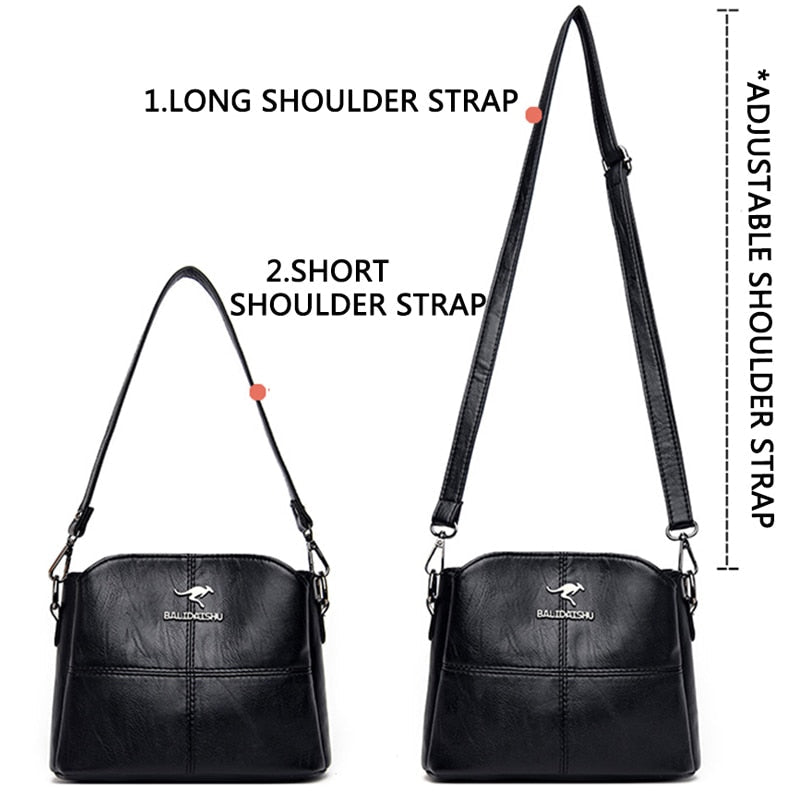 Ladies Simple Small Crossbody Messenger Bag | Dotflakes