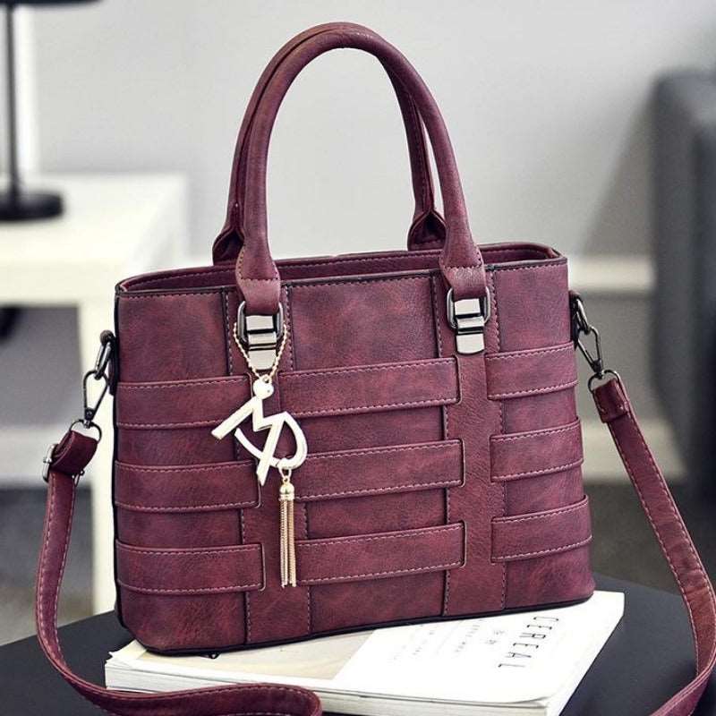 Ladies Trendy Block Handbag | Dotflakes