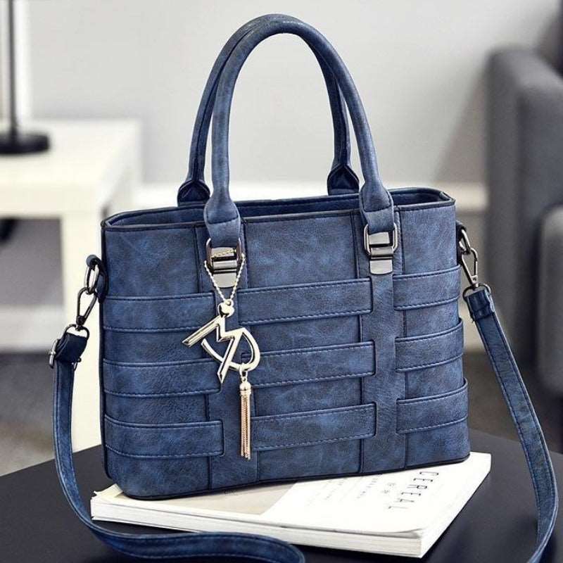 Ladies Trendy Block Handbag | Dotflakes