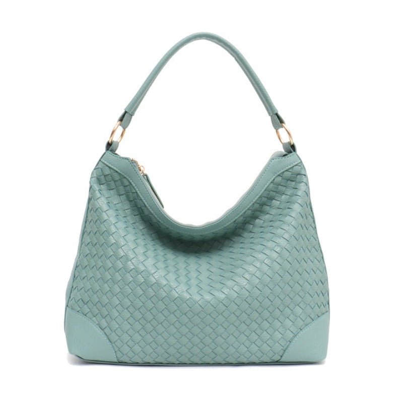 Ladies Woven Dumpling Shoulder Bag | Dotflakes