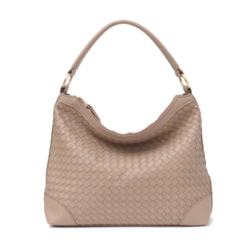 Ladies Woven Dumpling Shoulder Bag | Dotflakes